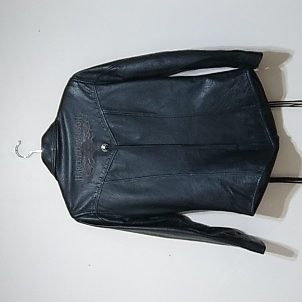 Harley-Davidson Vintage Rare Women's Tassel Fringe Jacket - Picture 2 of 6